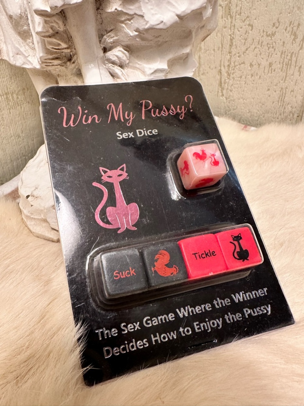 🔥Win My P**** Dice Game - Black & Pink